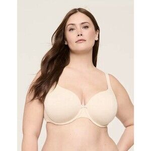 Lane Bryant Cacique 42D Lightly Lined T-Shirt NWOT Bra Underwire Molded Cups